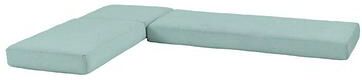 "3-Piece Banquette Seat Cushion Set - 30"", 48"" & 19"" Corner - Sandberg Parchment InsideOut - Ballard Designs"