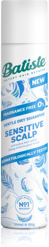 Batiste Sensitive shampoing sec pour cuir chevelu sensible 200 ml