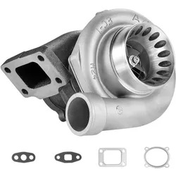VEVOR Turbolader mit Dichtungssatz Turbolader Ersatz für Automotoren kompatibel mit 2,5 L – 6 L Hubraum, hitzebeständiger Motor-Turbolader mit K418-Legierungslaufrad