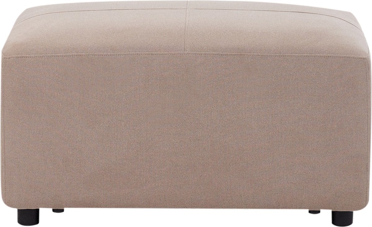 Beliani Ottomaan Kohlo - Taupe - Polyester