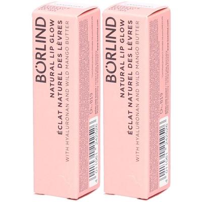 Börlind Natural Lip Glow transparent 2x 2x4,2 g Stifte