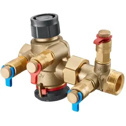 Oventrop, Ventil, Druckunabhängiges Regelventil Cocon QTZ mit Aussengewinde PN 25 DN 15, G 3/4, 200-1300 l/h, mit zwei