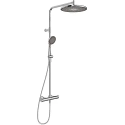 Hansa, Duschsystem, aurelia - doucheset met thermostaat, diameter 30 cm, 3 jets, chroom