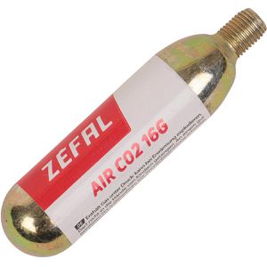 Zefal Druckluftkapsel 4160B, 2 x 16 g, CO2-Patronen für Fahrradpumpen, 2 Stück