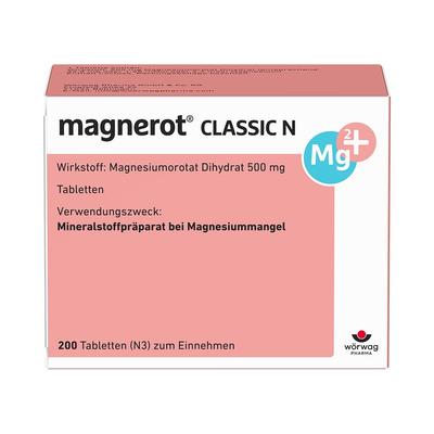 Magnerot Classic N Tabletten 200 St