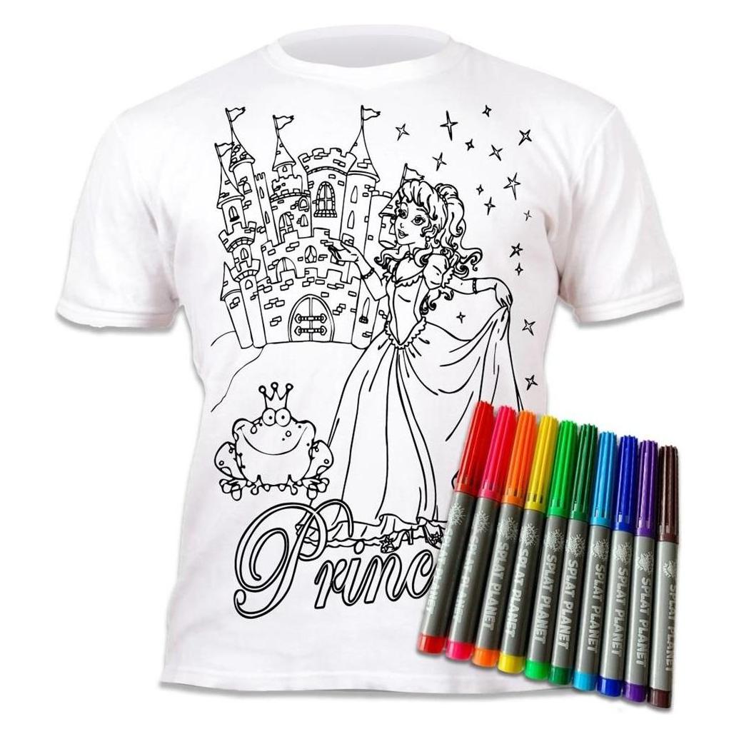 Planet Wiederfärbbares T-Shirt "Prinzessin 5-6". (54617959)
