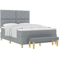 vidaXL, Boxspringbett, Nellie Diamond blocks design (160 x 200 cm)