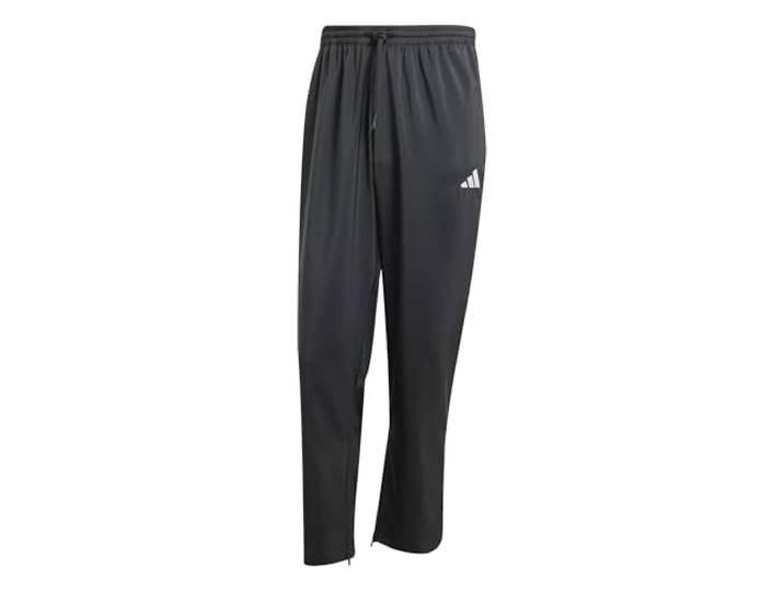 adidas Herren Essentials Small Logo Stanford Open Hem Pants, Black/White, S