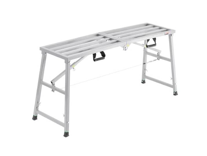 VEVOR Plateforme de Travail Échafaudage Pliant Portable 700/850/1000/1150 mm Acier Allié\, Capacité de Charge 360 kg\, Pieds Antidérapants\, Tabouret de Peinture pour Cloisons Sèches\, Nettoyage\, Lavage