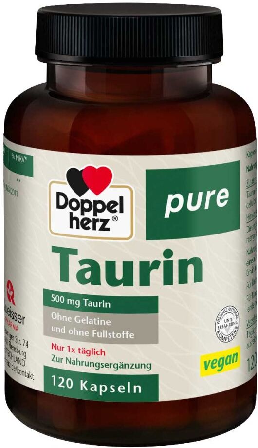 Doppelherz Taurin Pure Kapseln 120stk