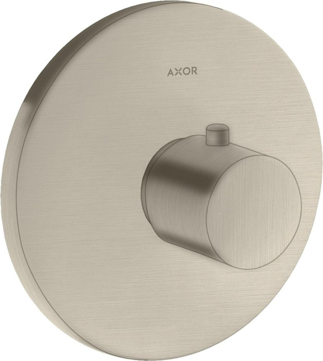 hansgrohe Fertigset Axor Uno Highflow UP-Thermostat, brushed nickel