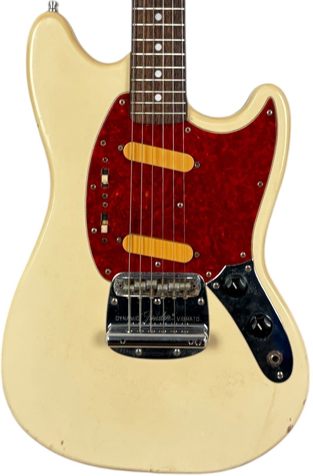 Fender Japan 66 Reissue Mustang 1993-1994 - Vintage White   Vintage White - Refurbished