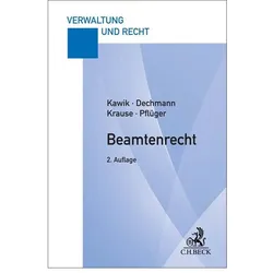 Beamtenrecht, Fachbücher von Stephanie Pflüger, Christine Dechmann, Michael Kawik, Thomas Krause