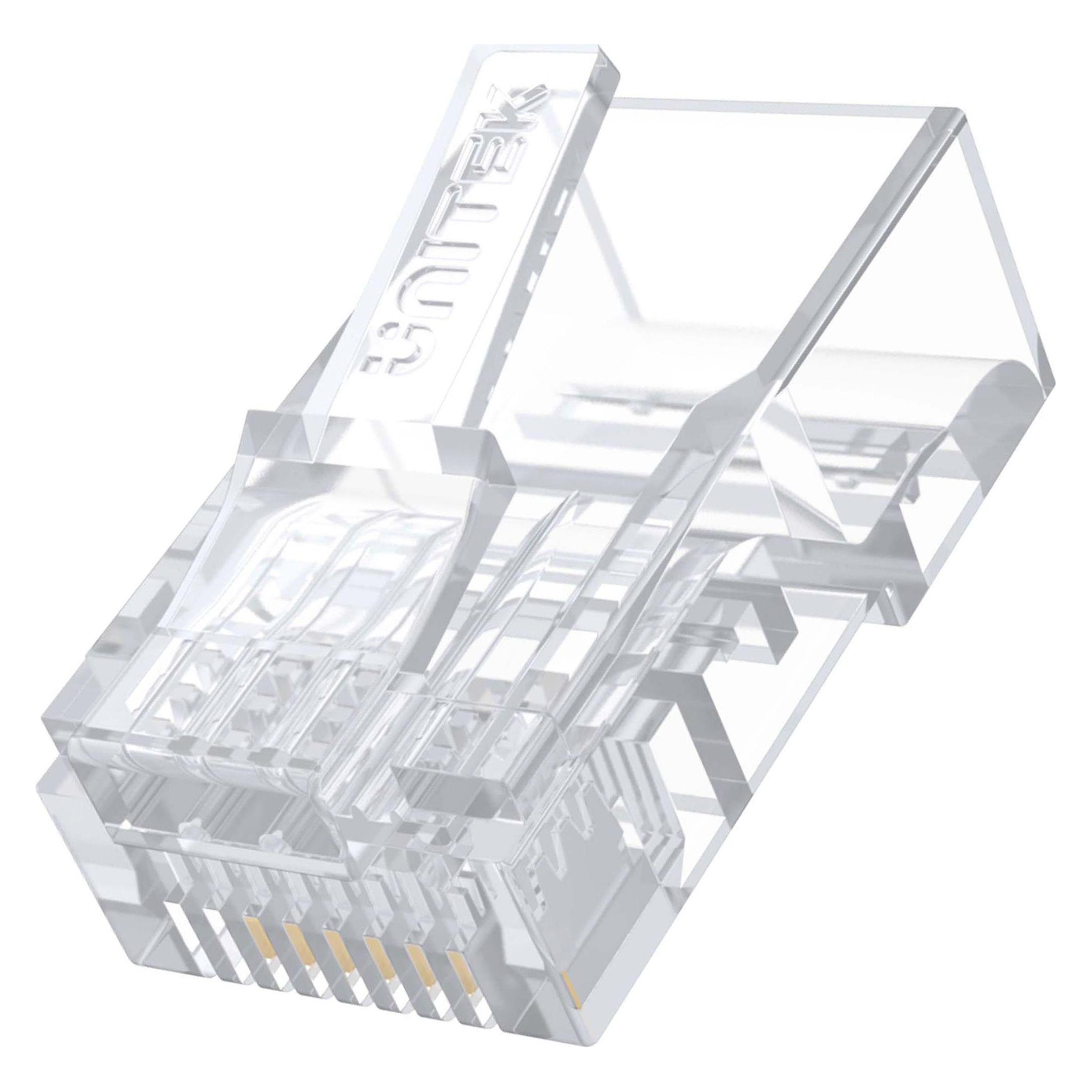 Unitek Modular plug RJ45 Cat. 5e 100pcs. (Y-OT18TP) (Y-OT18TP)