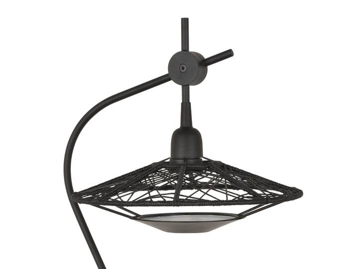 Carpa Lampe de Table Black - Forestier - Chambre à coucher - Design - Tissu / textile - Avec abat-jour