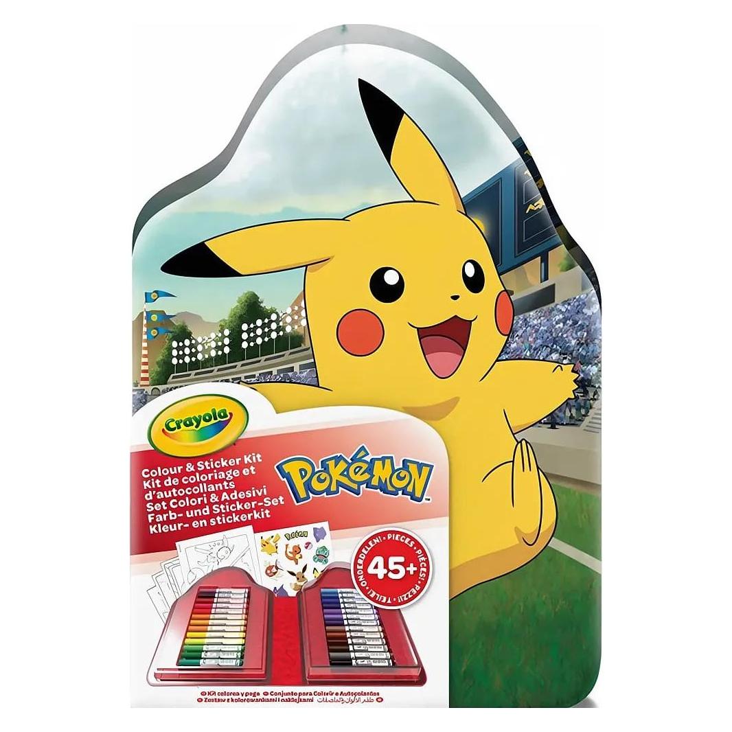 Crayola Farb- und Sticker Set Pokémon (04-0785)