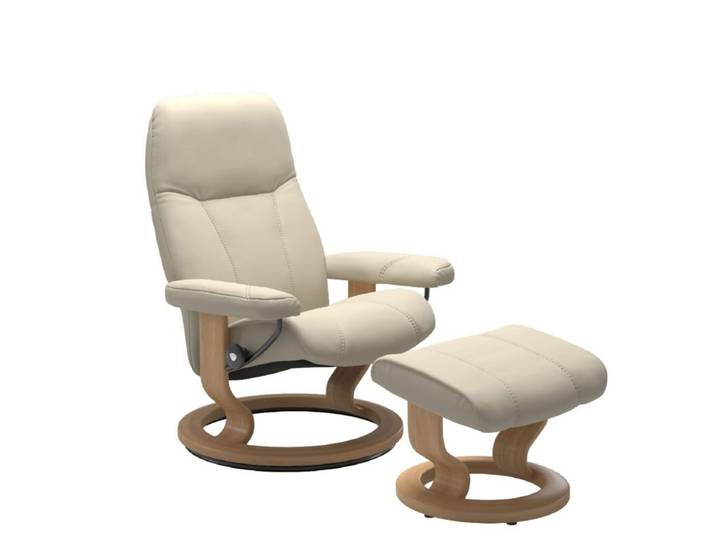 Stressless Consul Sessel Classic wahlweise mit Hocker - Leder Ba