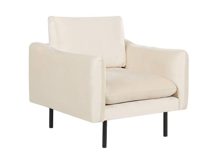 SESSEL Samtstoff Hellbeige Vinterbro