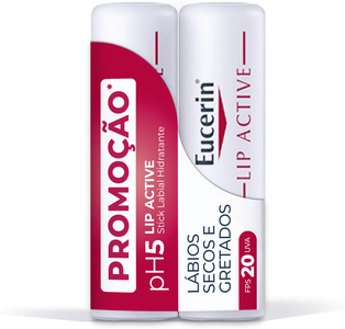 Eucerin Lip Active Ph5 Stick Labial Hidratante FPS20 2 x 4.8 gr