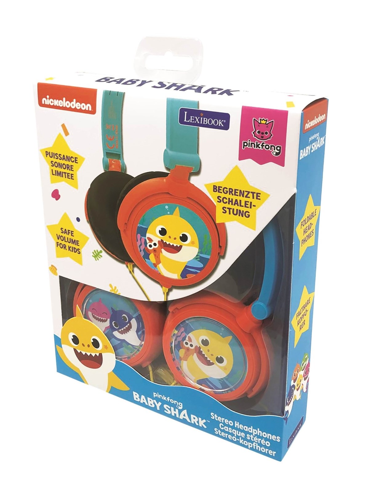 Baby Shark Stereo Wired Foldable Headphone