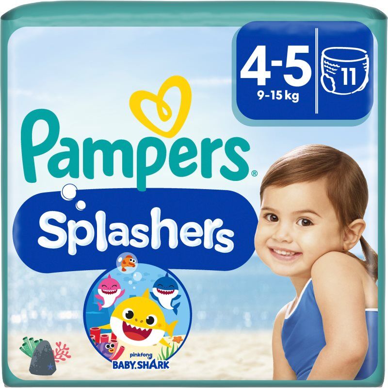 Pampers Splashers 4-5 maillot de bain de protection jetable 9-15 kg 11 pcs