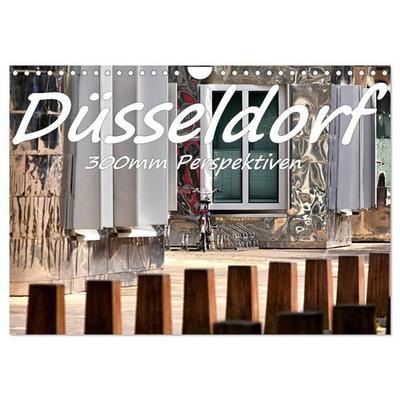 Düsseldorf - 300mm Perspektiven (Wandkalender 2026 DIN A4 quer), CALVENDO Monatskalender