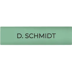 DoorBird D21x Namensschild für eine Ruftaste, individuelle Gravur – RAL 6019