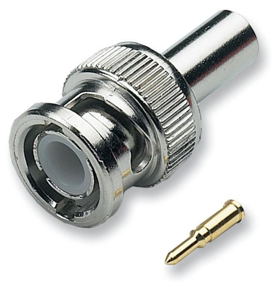 efbe Schott BNC-stekker rechte uitvoering 52502.1 geschikt voor RG59/62 kabel