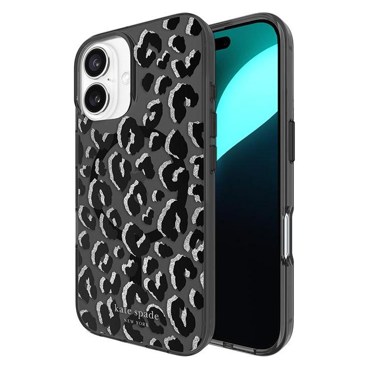 Kate Spade Protective MagSafe - iPhone 16 Hülle (City Leopard) (Apple iPhone 16) (KS055040)