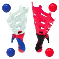 Fangbecher-Spiel mit Spinnenmuster