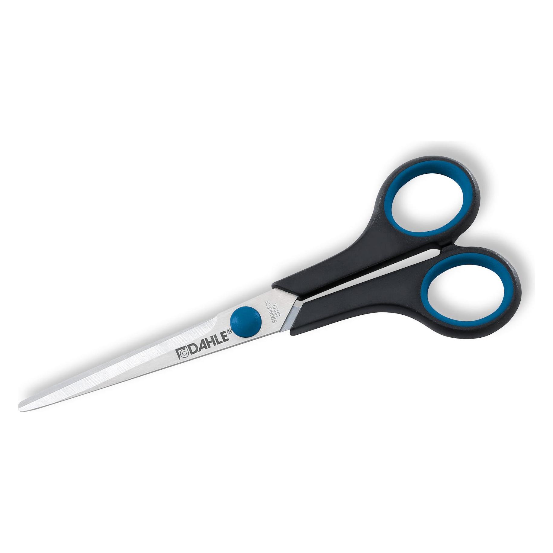 Dahle Universalschere Comfort Grip Haushaltsschere 18cm schwarz/blau (18 cm) (54407-12973)