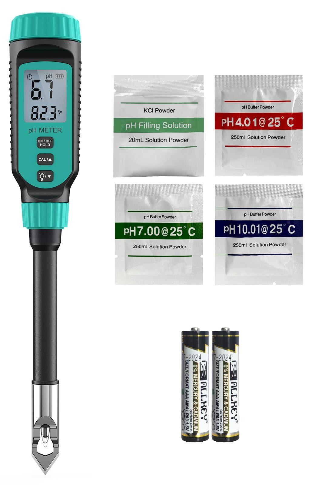 Selius Digitale pH Meter - Nauwkeurige Bodem pH Tester