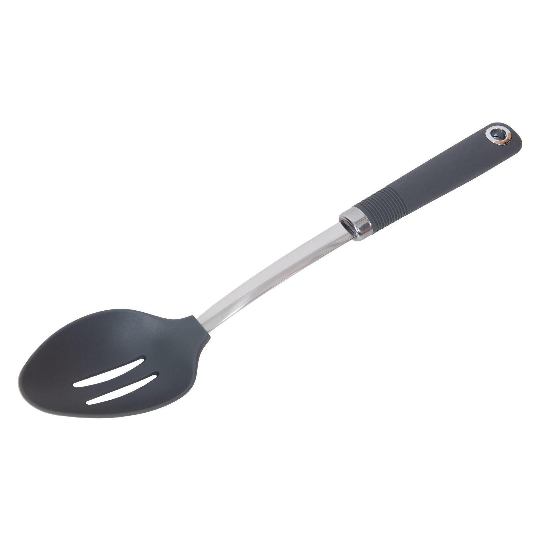 FreshChoice Kochlöffel, gelocht, schwarz (FC-KTSS098) Mindestbestellmenge: 6 Stück