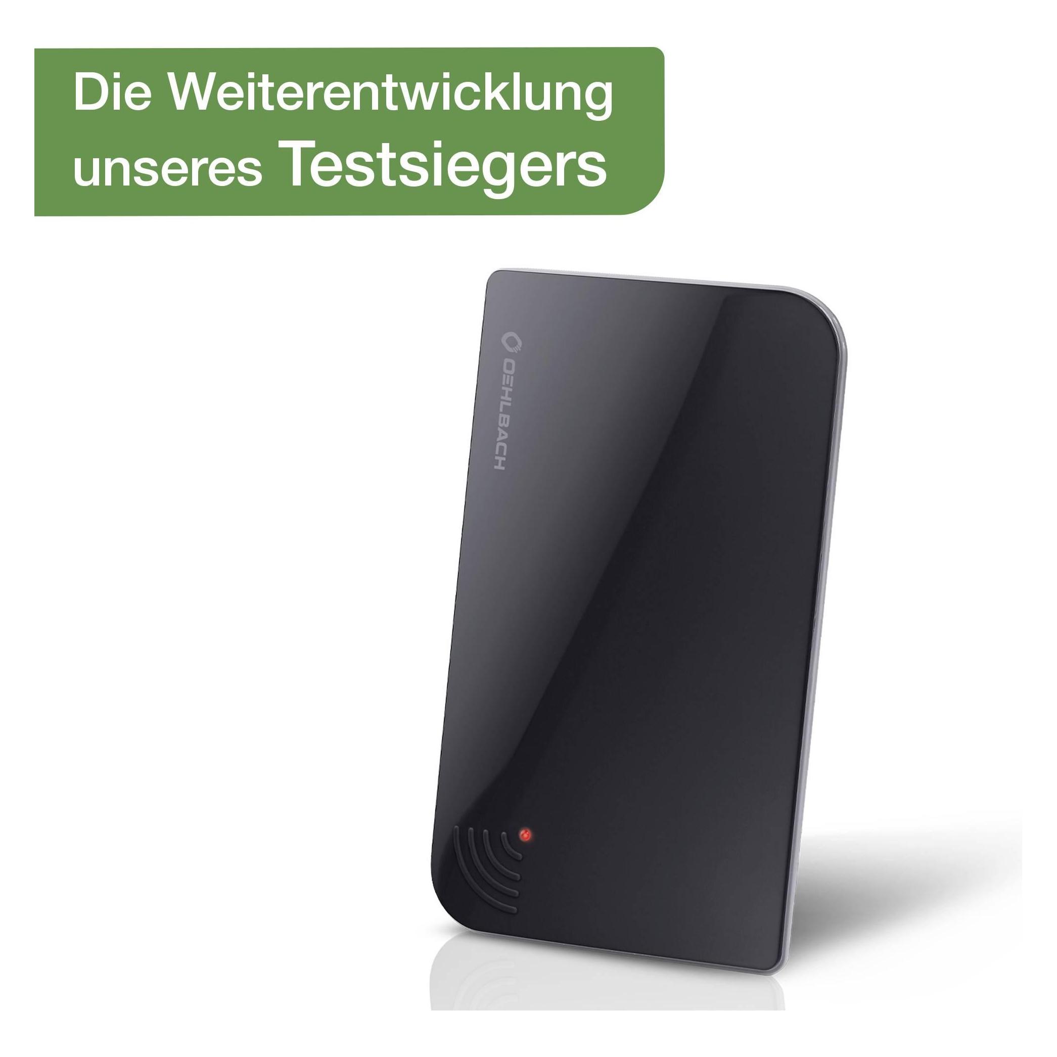 Oehlbach Scope Vision 5G immerantenne für DVB-T2 mit 5G Filter (Flachantenne, DVB-T / -T2) (D1C17236)
