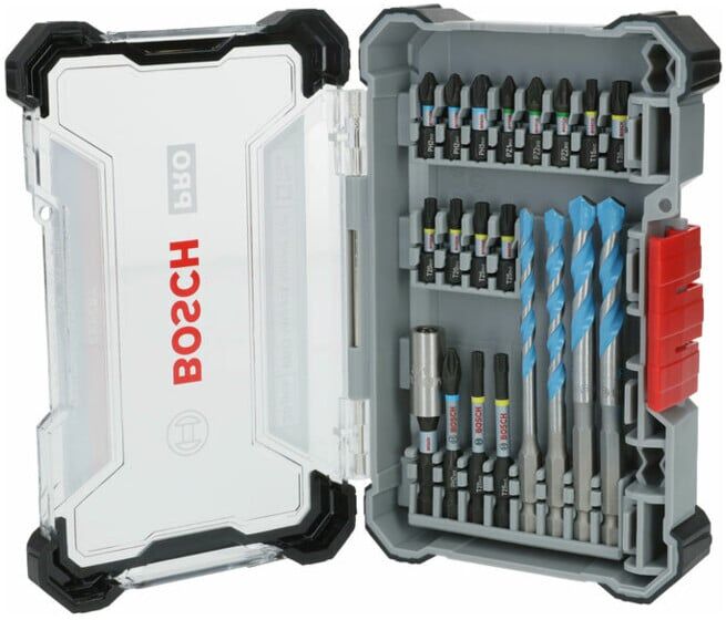 BOSCH PRO Embouts de vissage et jeu de forets Multi Construction, 20 pcs (2608521U83)