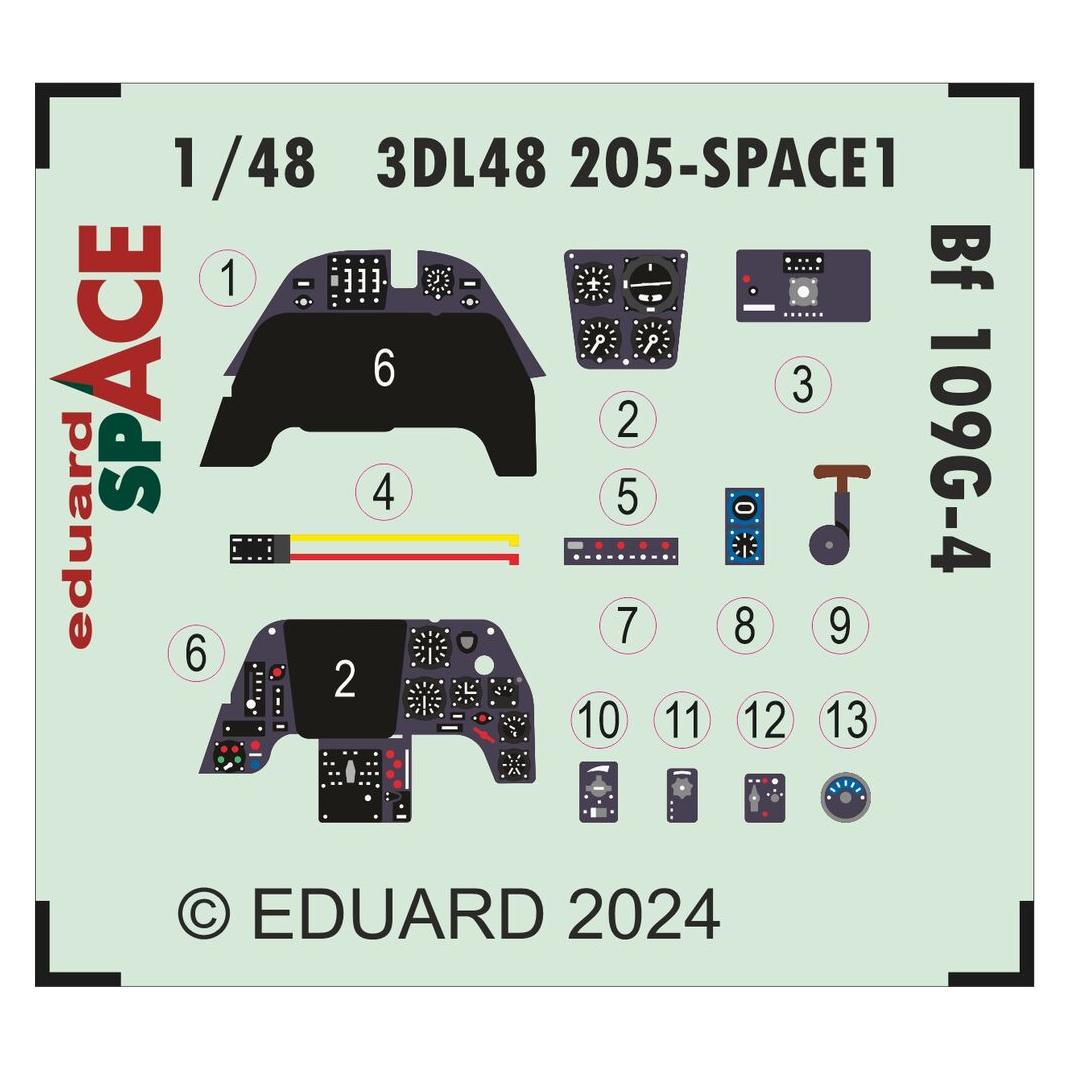 Eduard Bf 109G-4 SPACE (3DL48205)