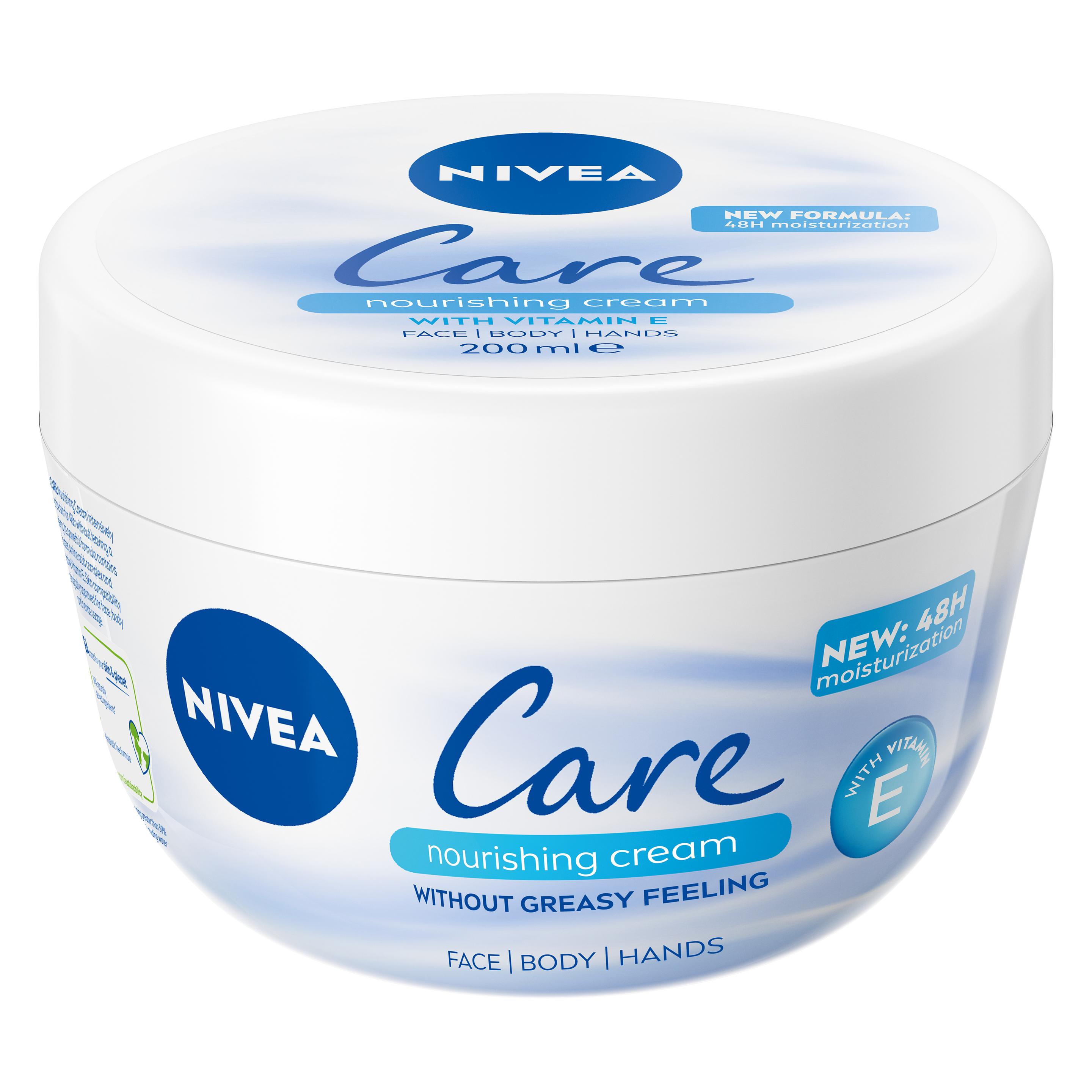 Nivea Nourishing Cream Dse (200 ml, 24h Creme) (4005900485458)