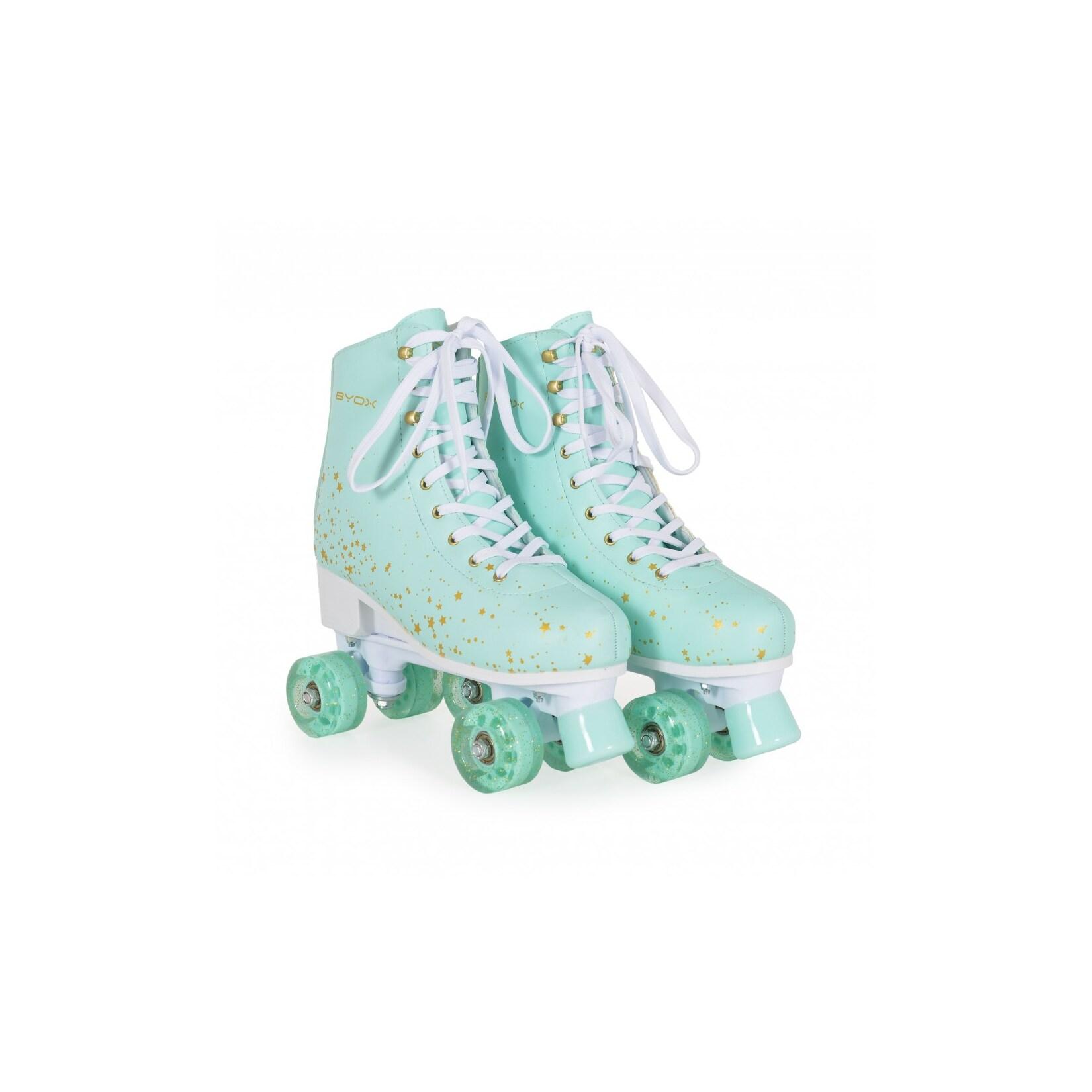 Byox Rollschuhe Wish ABEC-5 Lager, Glitzerräder, Tragetasche verschiedene Größe S (31-34)