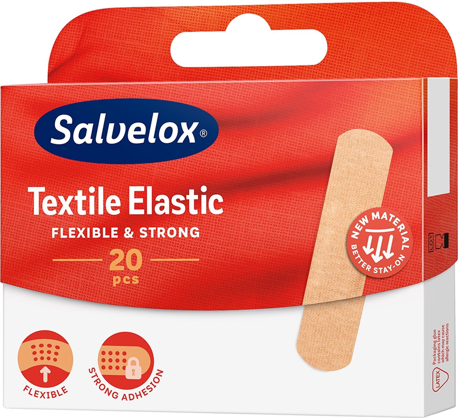 SALVELOX apósito adhesivo tela 20 uds