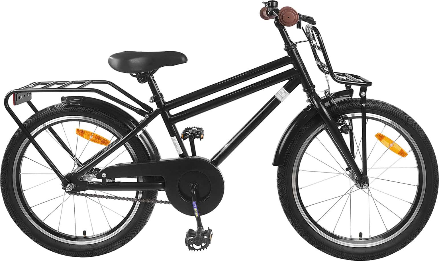 Kinderfahrrad 22 Zoll für 7-12 Jahre alt Schwarz