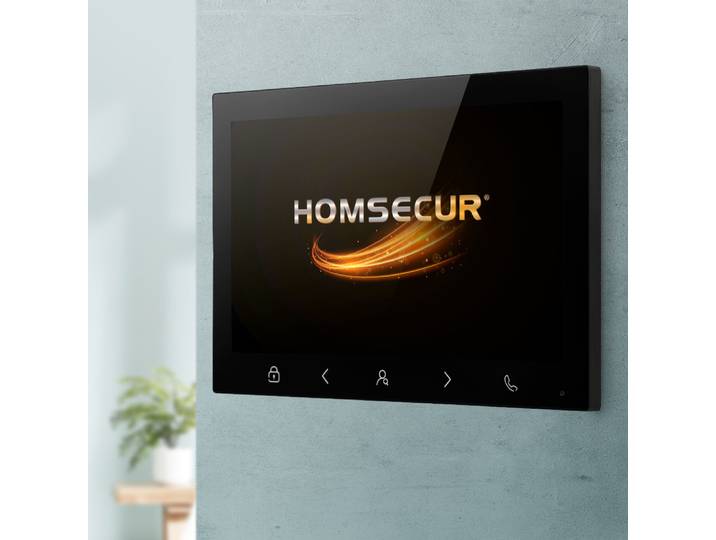 Moniteur intérieur HOMSECUR XM103F 10 pouces pour interphone vidéo à 4 fils HDS