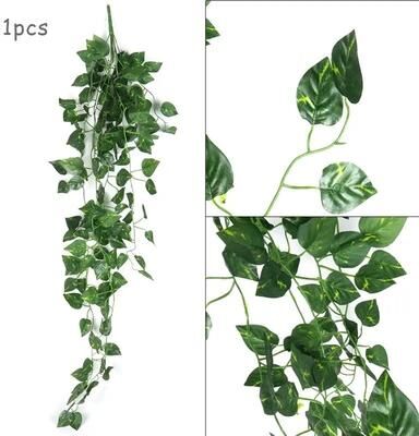 Uplift Treasures Artificial Ivy Leaf Hanging Garland Decor 90cm Style B