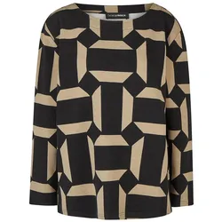 Sweatshirt 3/4-Arm Doris Streich schwarz, 40
