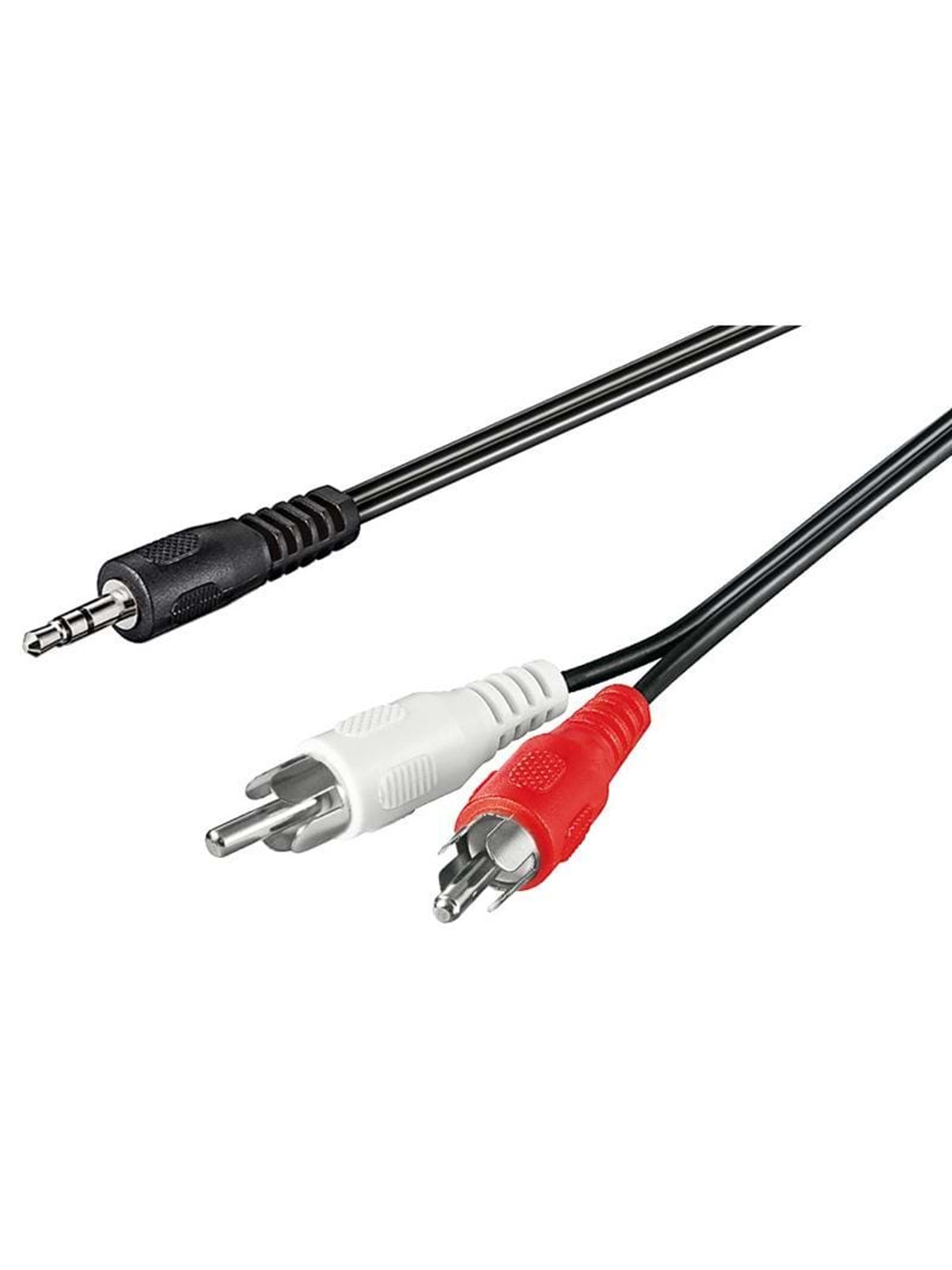 Pro MiniJack - 2xRCA - Schwarz - 15m