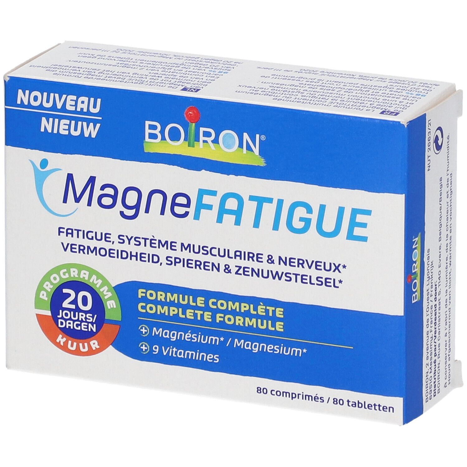 Boiron MagneFATIGUE 80 St Retard-Granulat