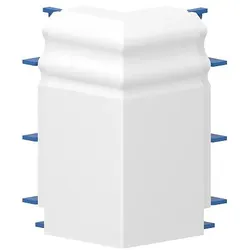 GGK 114102 Außeneck 4D 20x80mmBP-9010, Kunststoff hfr, 2-teilig, weiß 4D 20x80-AE 4D20x80AE  - 24 Stück