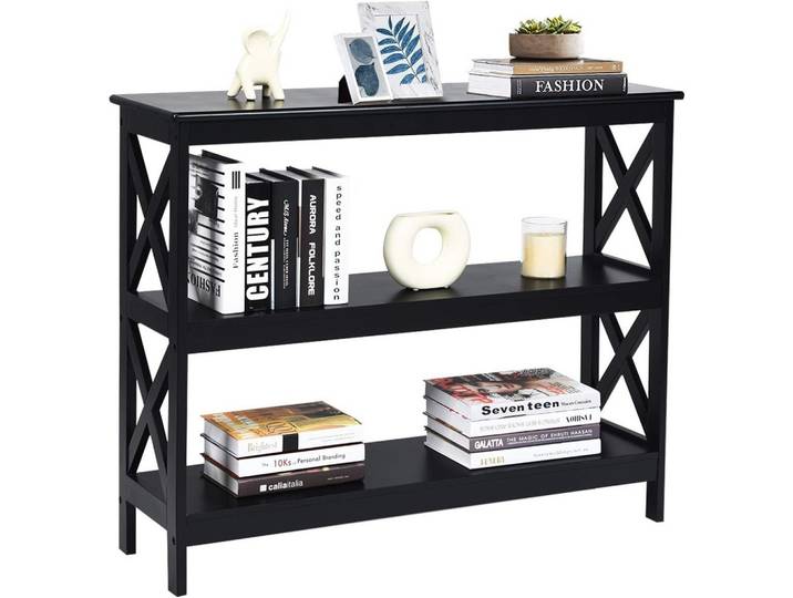 KONSOLENTISCH 80cm Schwarz