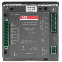 ABB M4M2XETHERNET Netzanalysegerät, Hutschienen-Gerät ohne Display, Protokoll: Modbus TCP/IP 2CSG260061R4051
