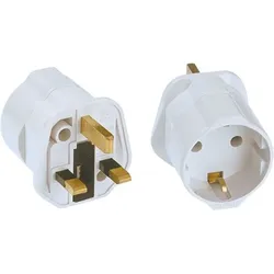 Bachmann Reisestecker Einzel weiß 921.010 Mit Stecker für UK/HK (BS 1363)