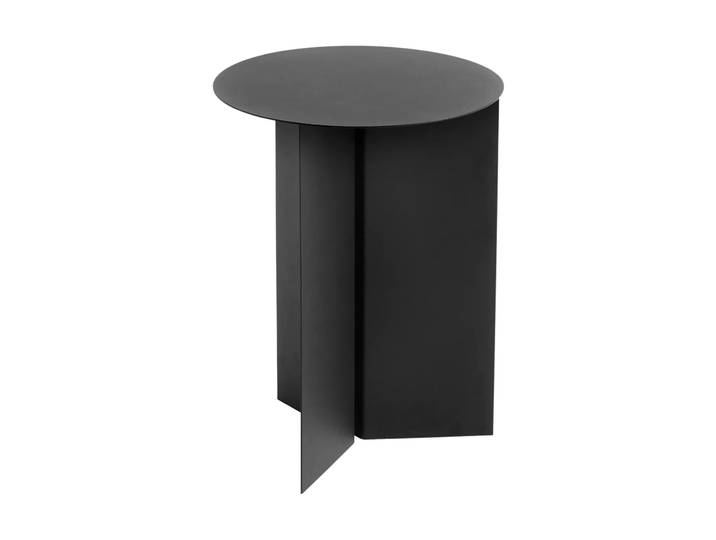 HAY Slit high Beistelltisch Ø35 cm Black